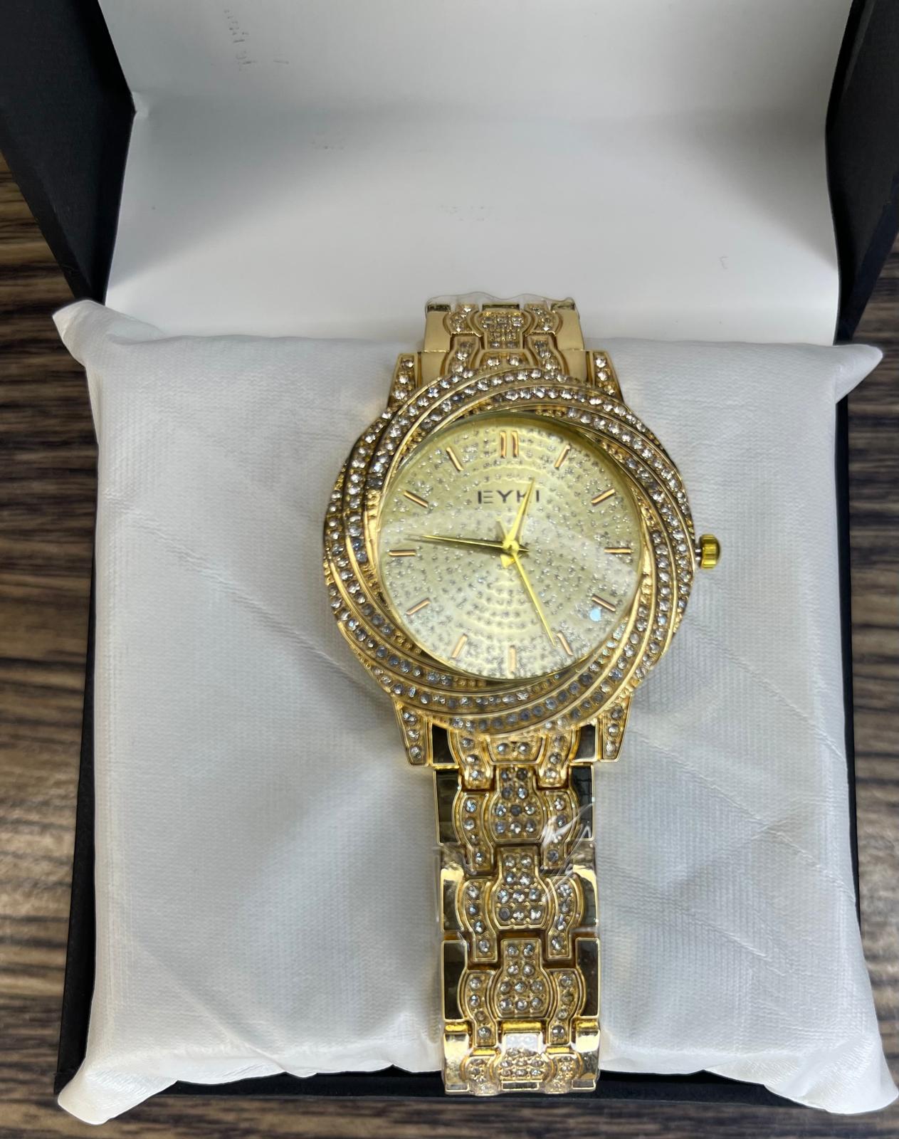 Iced Out  Luxury Eclipse & Radiance Edition Women Wrist Watch